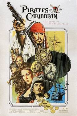 Download Pirates of the Caribbean Part 1: The Curse of the Black Pearl (2003) BluRay [Hindi + Tamil + Telugu + English] ESub 480p 720p 1080p